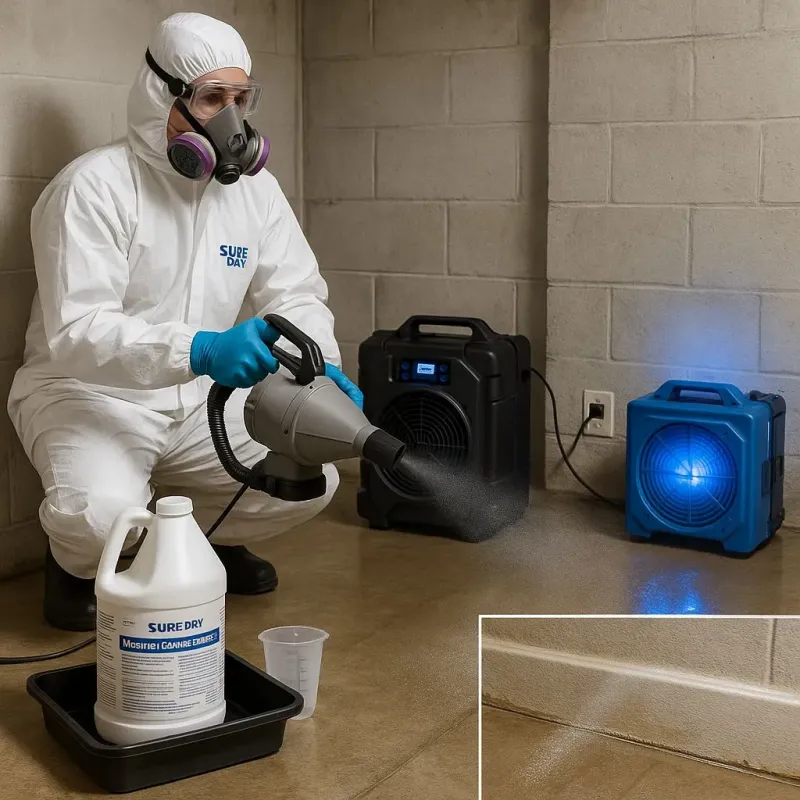 Sanitization and Odor Removal process in East Kingston, NH