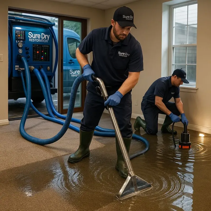 Water Extraction and Removal process in East Kingston, NH